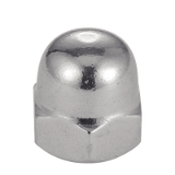 Reference 62604 - Hexagon domed welded cap nut DIN 1587 - Stainless steel A2