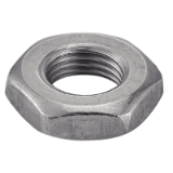 Reference 62624 - Low Hexagon thin nut fine pitch thread DIN 439 - Stainless steel A2