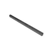 CTSTCP - 渗碳淬火磨齿齿条 带安装孔型