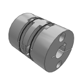 CPLASC - 铝合金斜切线双膜片式联轴器  夹紧型
