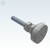 SFFBZRLH - 重载型防震支脚/超重载型防震支脚--固定调节型.金属+橡胶底座型