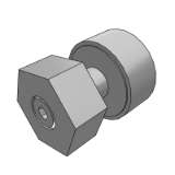 CKB - 标准型 凸轮轴承随动器 杆端带内六角孔型