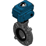 Butterfly Valve Type 57 Electric actuated Type T
