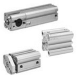 Short-stroke and compact cylinders