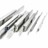 Stainless steel telescopic slides with full extension