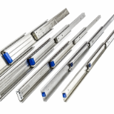 Steel telescopic slides with full extension