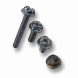 6-040 - Hexagon head screws with underhead serrations