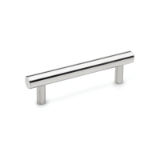 GN 666.5 - Stainless Steel-Tubular handles, Mounting from the back, Type E with Stainless Steel cover cap