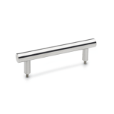 GN 666.7 - Stainless Steel-Tubular handles, Mounting from operator‘s side, Type E with Stainless Steel cover cap