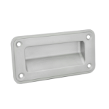 GN 7332 - Stainless Steel-Gripping trays, Type A, Mounting from the operator's side