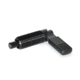 GN 721 - Cam action indexing plungers, Type LB, Left-hand lock, with plastic cover