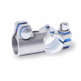 GN 192.15 B - Stainless Steel-Angle Linear Actuator Connectors, with screw, stainless steel, Type B, with seals