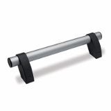 M.1053-P-SST - Offset tubular handles with movable handle shank