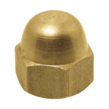 Reference 52000 - Hexagon domed cap nut nfe 27453 - Brass