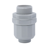 LKS-M - Plastic connector one-part turnable connecting thread