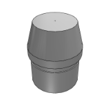 BR03A_F - Positioning Pin - Circular, Selective/Designated - Large Head Cone Angle