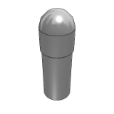 BR28G_H - Positioning pin - External thread type · P size specified type - Large head spherical type
