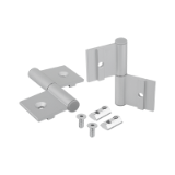 27876 - Hinges aluminium, in-frame, with step type I