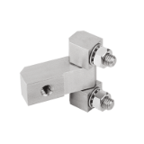 K1143 - Block hinges with fastening nuts, long version
