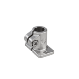 K0477 - Tube clamps base, stainless steel
