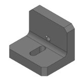 SL-LRDDG, SH-LRDDG, SHD-LRDDG - (Precision Cleaning) L-Shaped Angle Mounts - Double Holes and Double Slotted Hole