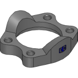 FUSM EO - SAE Flange clamps with metric tapped holes