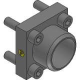 PCF-B EO - Cetop square flange (weld connection)