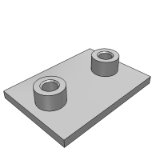 APK A - Components, DIN 3015, part 1, welding plate, short