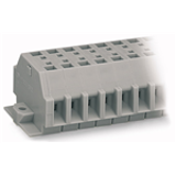 262-152 TO 262-162 - 2-Conductor terminal strip with snap-in mounting foot for sheet thickness 0.6-1.2 mm 3.5 mmø