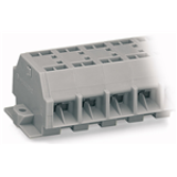 262-202 TO 262-212 - 4-Conductor terminal strip with fixing flange mounting adapter available for ts 35 (209-123)