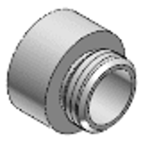 Enlarging fittings, nickel-plated brass (Round, execution) - Enlarging fittings, nickel-plated brass (Round, execution)