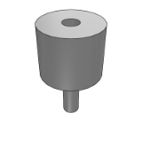 rsftd - 橡胶减震器-一端外螺纹一端内螺纹圆柱型