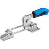 AMF 6848HSE - Hook type toggle clamp horizontal with safety latch