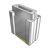 61082 - Bergstak 0.8mm, Receptacle Assembly