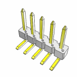 77315 - Unshrouded Headers - Single Row - Right Angle  - Through Mount