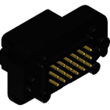 AT15-18PX-BM0XXX - Boardlock PCB Mount Receptacle, 18 Pin, Straight, AT Series