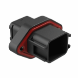 ATV02-18PX-RR01 - 18 position flange mount receptacle, Size 16 contact