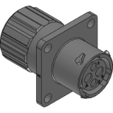 RTS010N2SHEC03 - Square Flange Receptacle