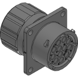 RTS014N12SHEC03 - Square Flange Receptacle