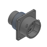 RTS014N2P03 - Square Flange Receptacle