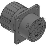 RTS014N3SHEC03 - Square Flange Receptacle