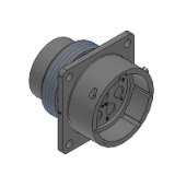 RTS018N8P03 - Square Flange Receptacle