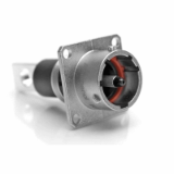 RTHP0121PN-XXX - ECO-MATE, Receptacle, 3.6mm Single Pin Contact, Crimp Type, Flange Wall Mounting