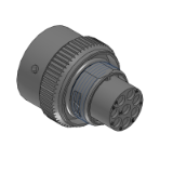 Plug, Size 10, RT06128PNH03SS - ECOMATE, Plug, 8 Position, Shell Size 12, Silicone Seal