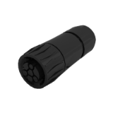 C01610D - High Voltage Female Straight Connectors, with Contacts
