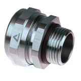 ISO straight fitting,Compact, male, IP 40 Stainless steel AISI-304 - Multiflex UIG/UI fittings