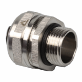 ISO straight fitting,Compact, male, IP 40 Stainless steel AISI-316 - Multiflex UIG/UI fittings
