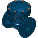Swing Check Valve - DIN PN 10, Flanged End