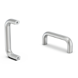 BK38.0706 - Bridge handles for mechanical and tool engineering with short dead-end thread
