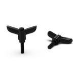 BK38.0037 - Wing knobs / wing knob screws, die-cast zinc, adjustable